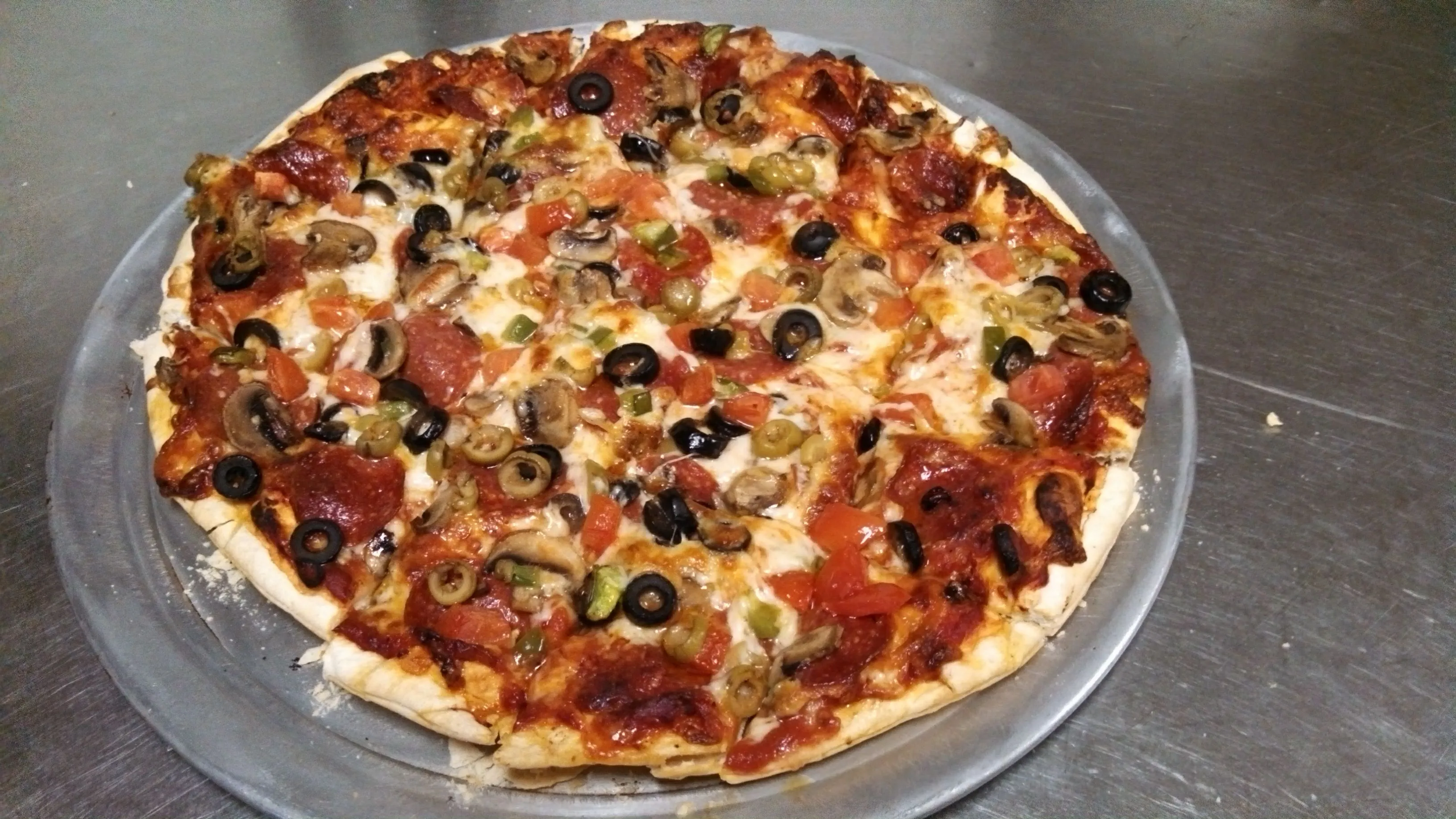 Vegetable Special with Pepperoni at Club Denoyer